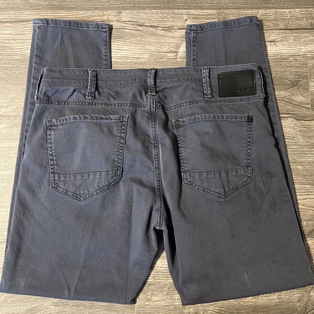 Mavi James‎ Skinny Leg Dark Blue/Gray Stretch Men's Denim Jean Pants Size 38x32 - Picture 3 of 11